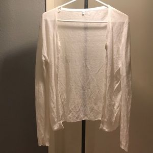 Muji linen cardigan